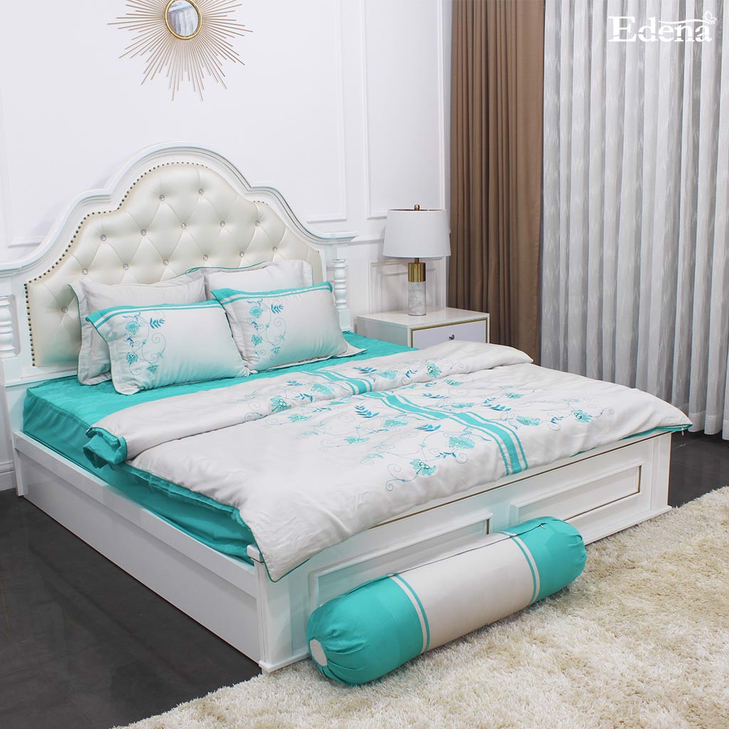 Bộ Chăn Drap Gối Edena Tencel 757
