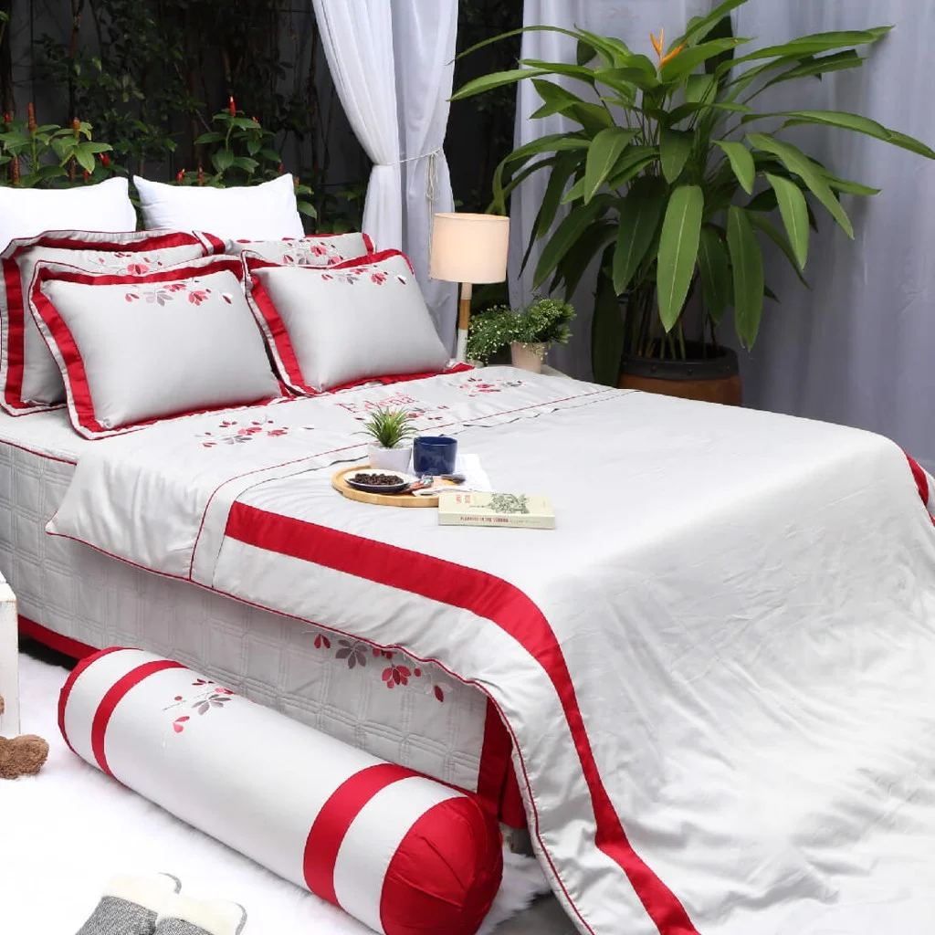 Bộ Chăn Drap Gối Edena Cotton Đặc Biệt 522